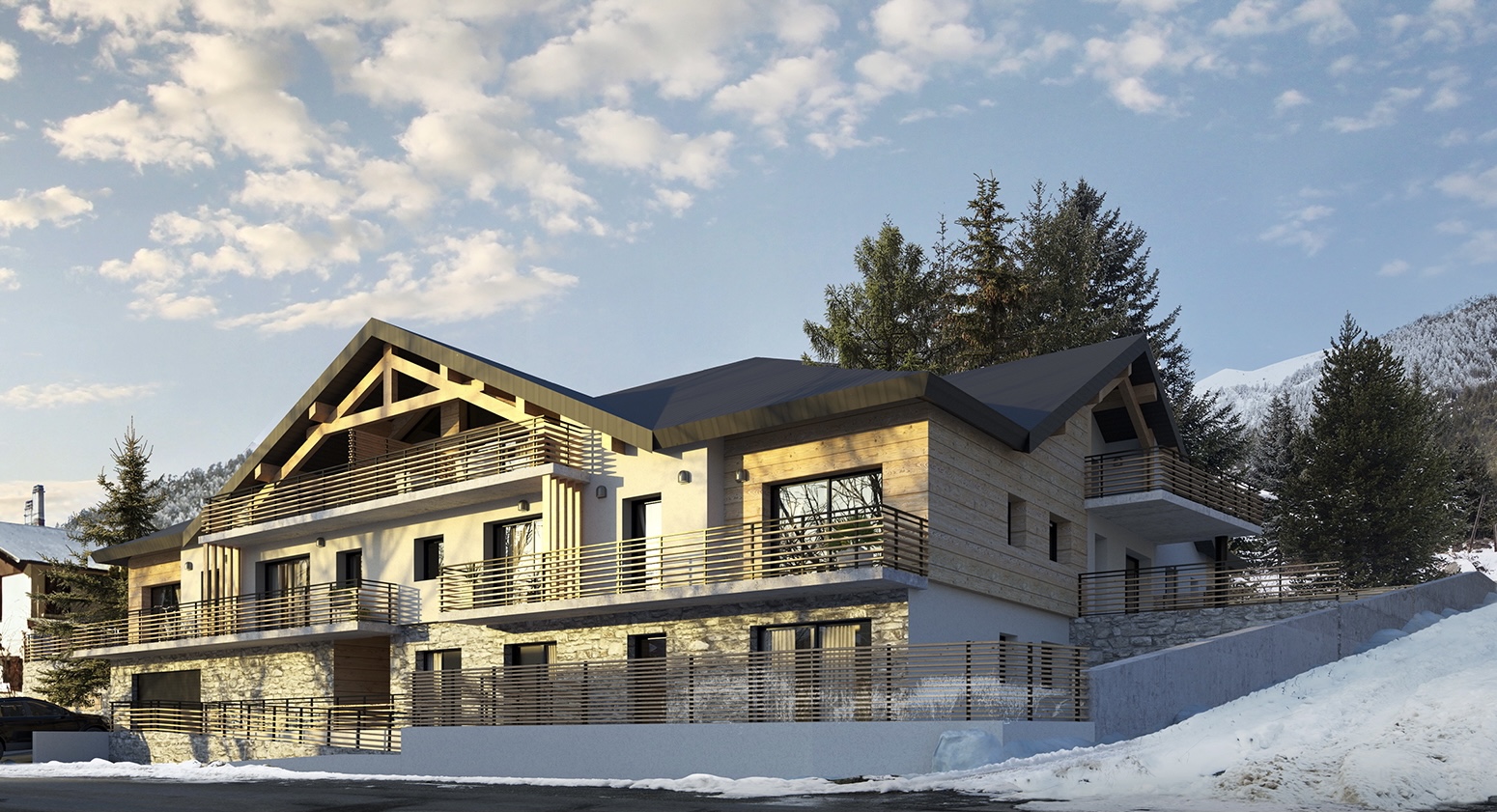 Le marché de la résidence secondaire se porte bien. Ici, un chalet à Vars,