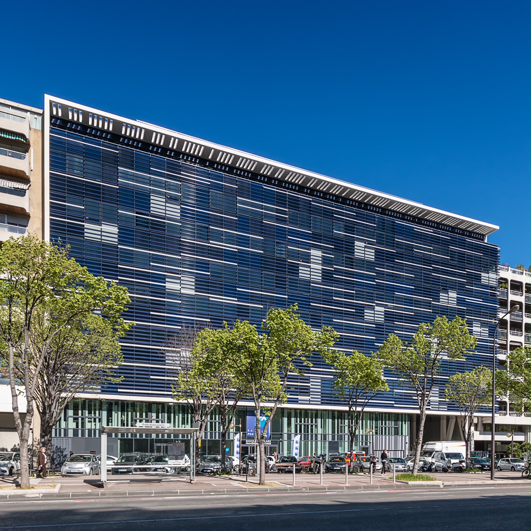 Le site  de la Banque Populaire Méditerranée à Marseille©Pozzo