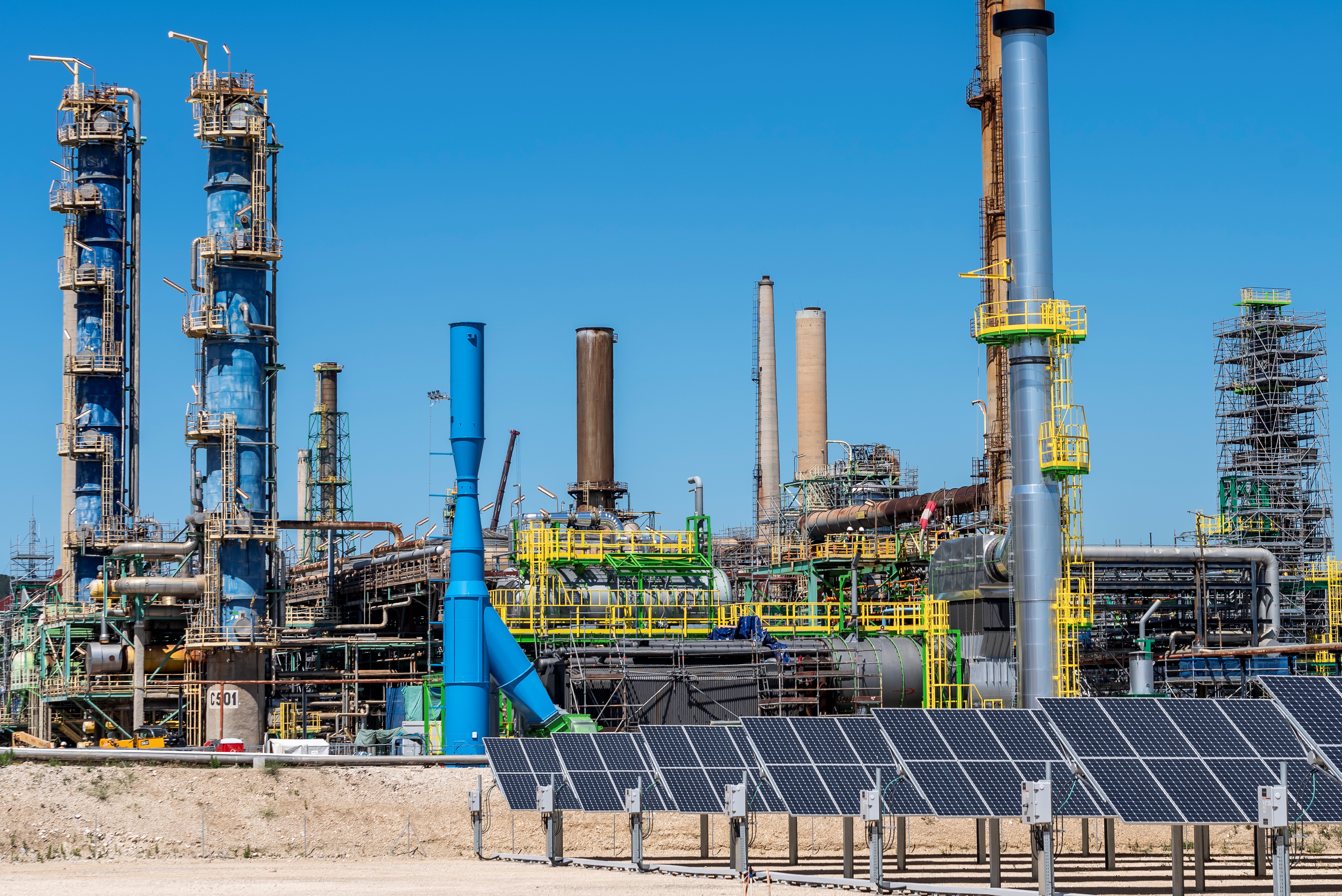 La plateforme de Total à La Mède se pose de plus en plus en pôle multi-énergies. (Photo Total)