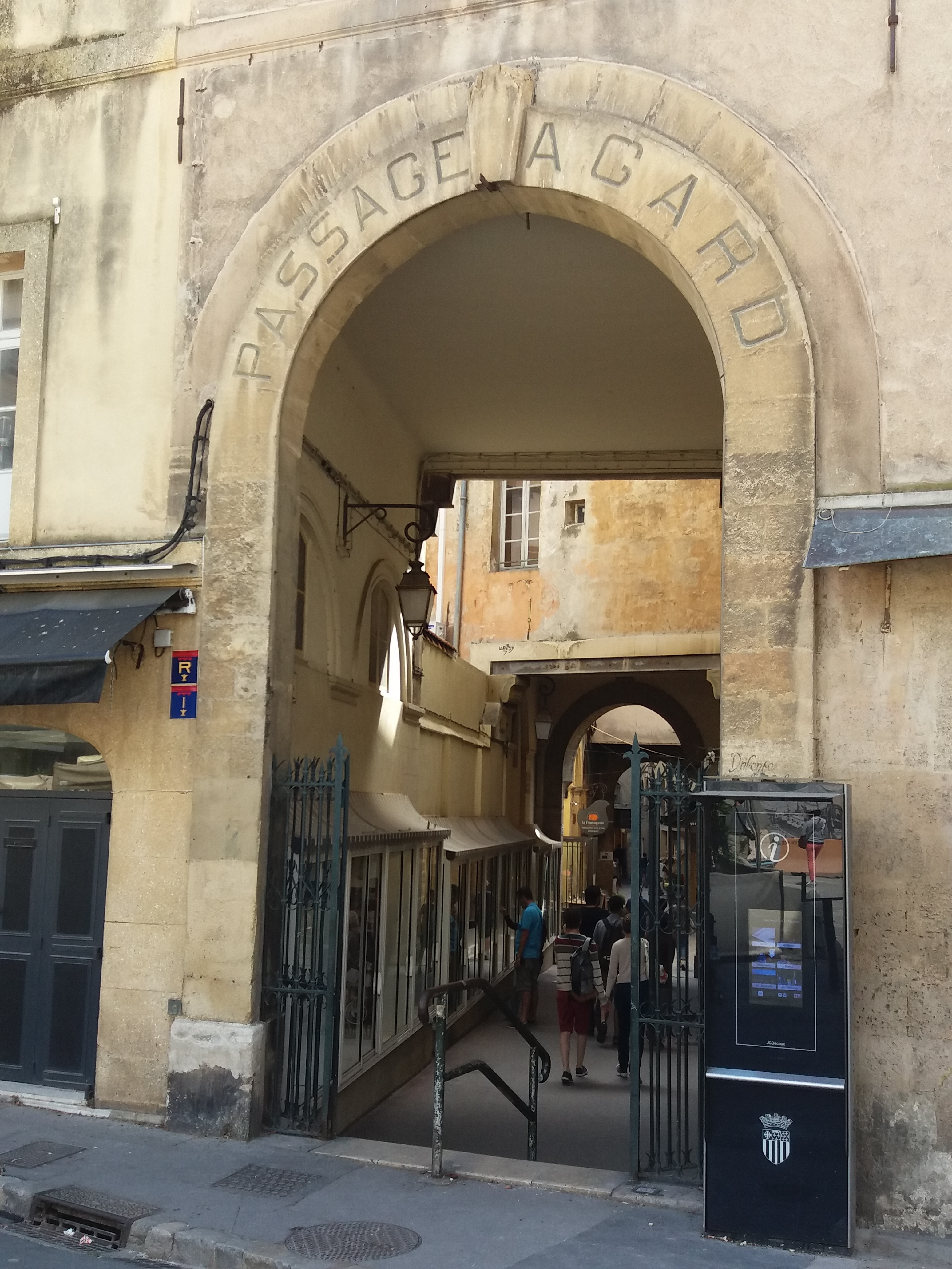 Le groupe Sebban vient d'acheter 12 immeubles du passage Agard dans le centre d'Aix © DR