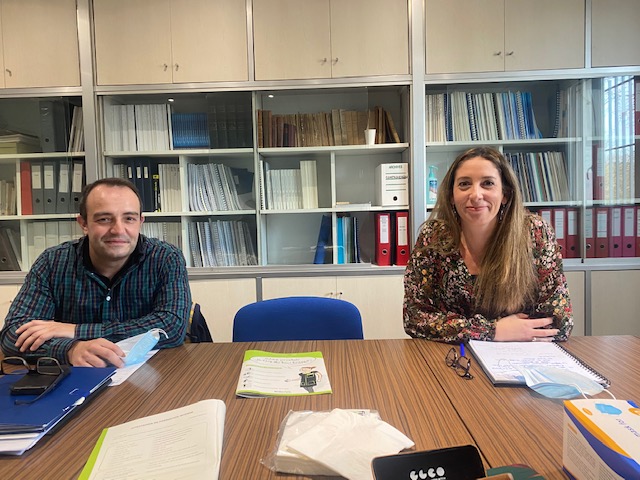 Miguel Pereira, responsable du secteur de Vitrolles et Camille Pratesi, DRH chez Proclair