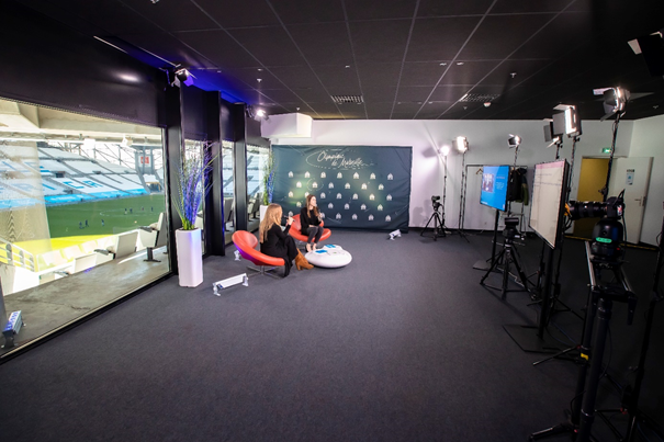 L'Orange Vélodrome Live est dédié à la communication "à distance" des entreprises. Photo©OM L'Orange Vélodrome Live est dédié à la communication "à distance" des entreprises. Photo©OM