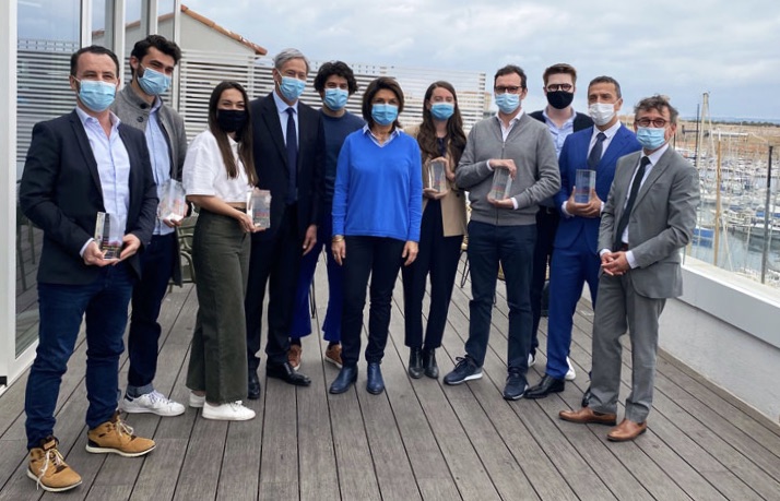 Six entreprises ont reçu le 26 mars 2021 le label Invest in Provence. ©NBC Six entreprises ont reçu le 26 mars 2021 le label Invest in Provence. ©NBC