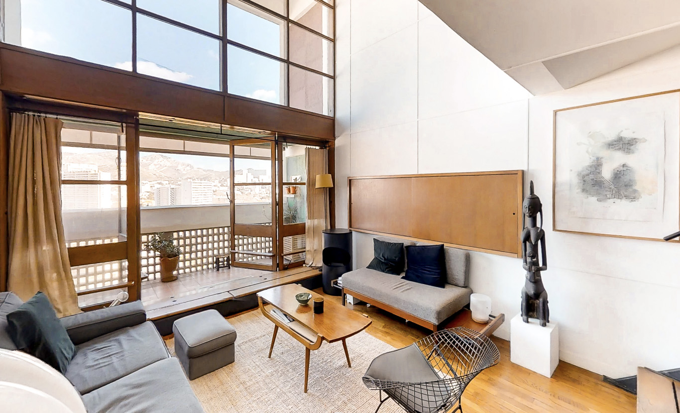 Un appartement de la Cité Radieuse à Marseille