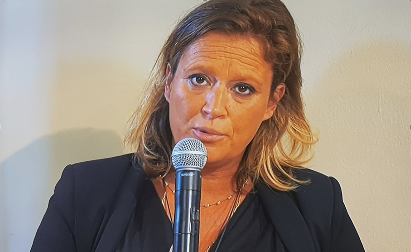 La secrétaire d’État Olivia Grégoire parle de Provence-Alpes-Côte d'Azur comme d'une "région locomotive" pour l'ESS (photo : F.Dubessy)