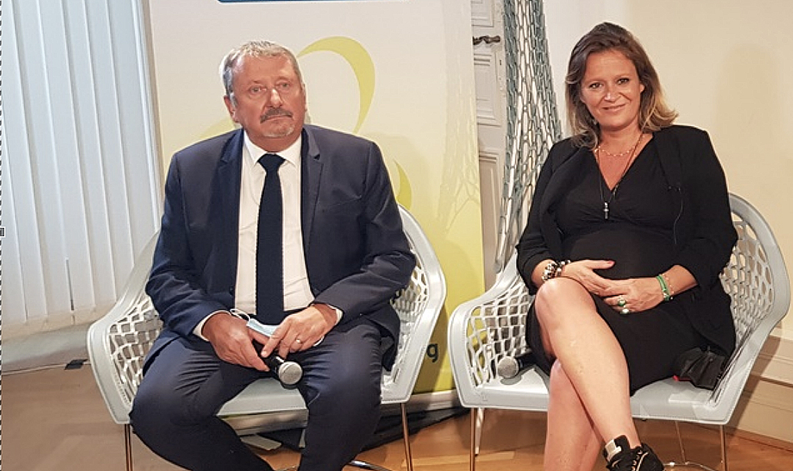 Denis Philippe, président de la CRESS Paca, et Olivia Grégoire inaugurent officiellement la Maison de l'ESS (photo : F.Dubessy) Denis Philippe, président de la CRESS Paca, et Olivia Grégoire inaugurent officiellement la Maison de l'ESS (photo : F.Dubessy)