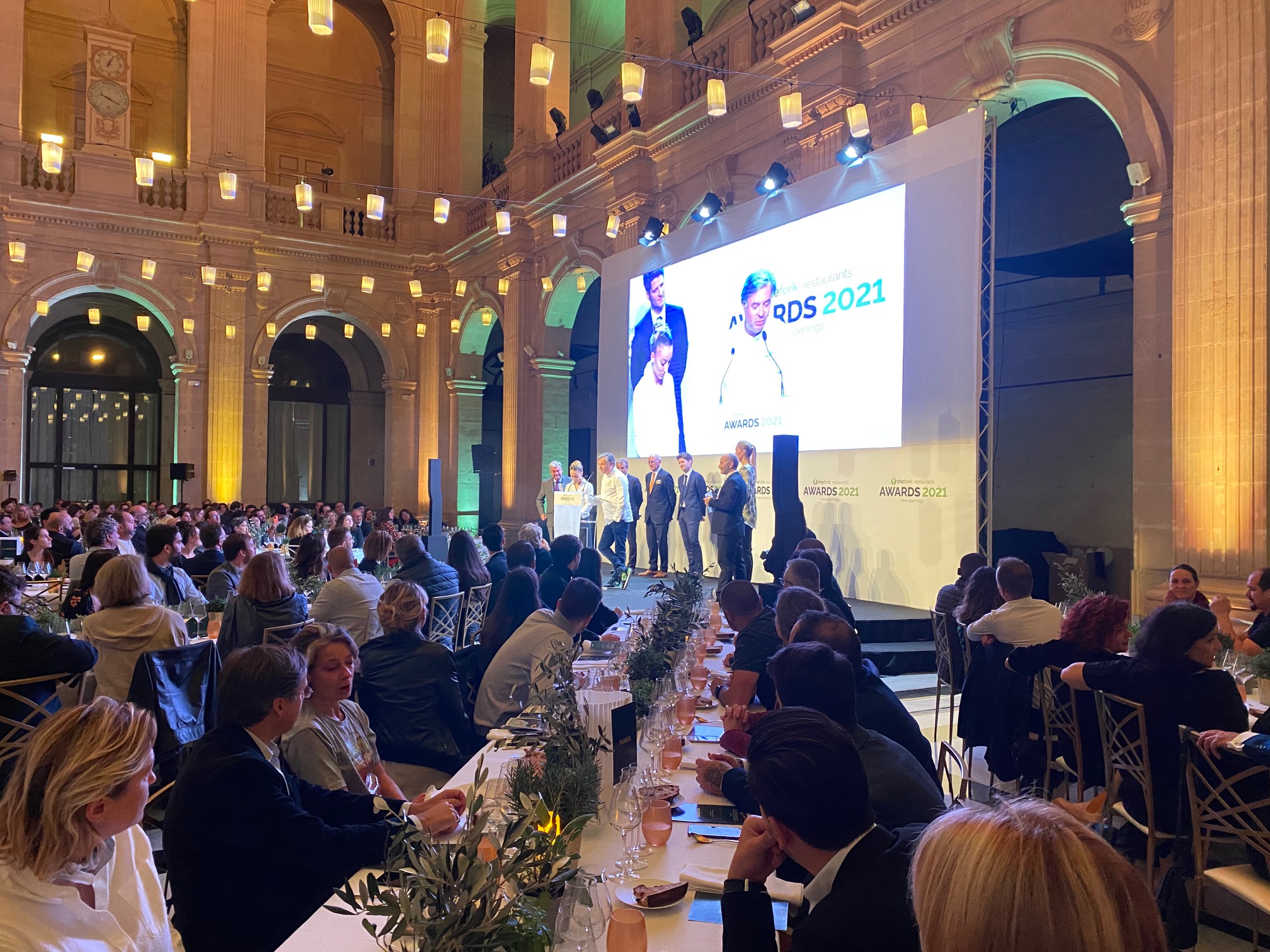 TheFork Awards au Palais de la Bourse à Marseille