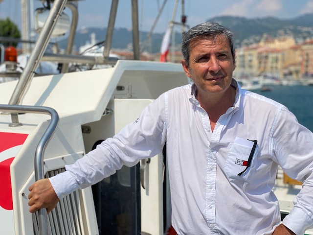 Nicolas Plumion, président de l’Union Maritime du 06. ©NBC