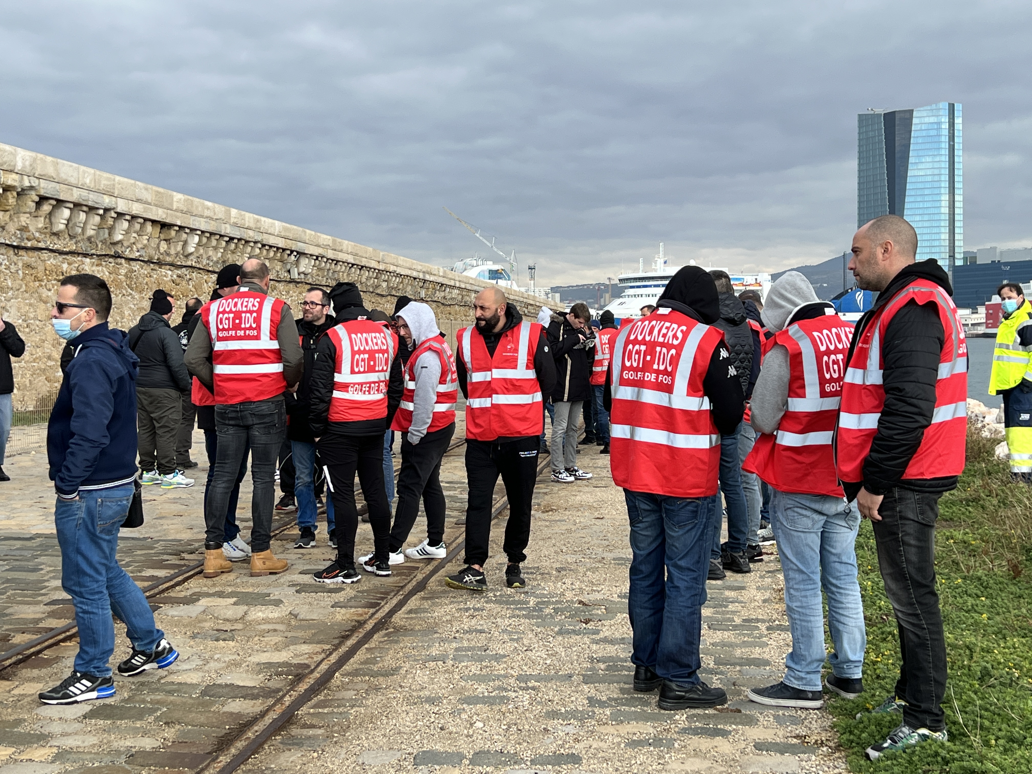 24 heures de grève dans les bassins Ouest du port de Marseille ont été décidé ce 26 janvier. ©NBC