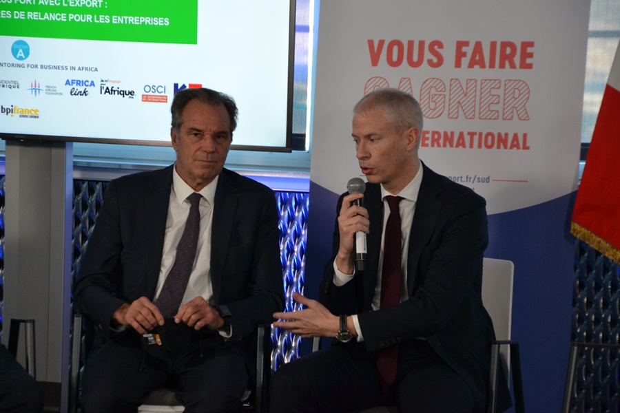 Franck Riester et Renaud Muselier sont convaincus que la région Provence-Alpes-Côte d'Azur est la base avancée de l'Europe et de la France vers l'Afrique pour les entrepreneurs (photo: F.Dubessy)