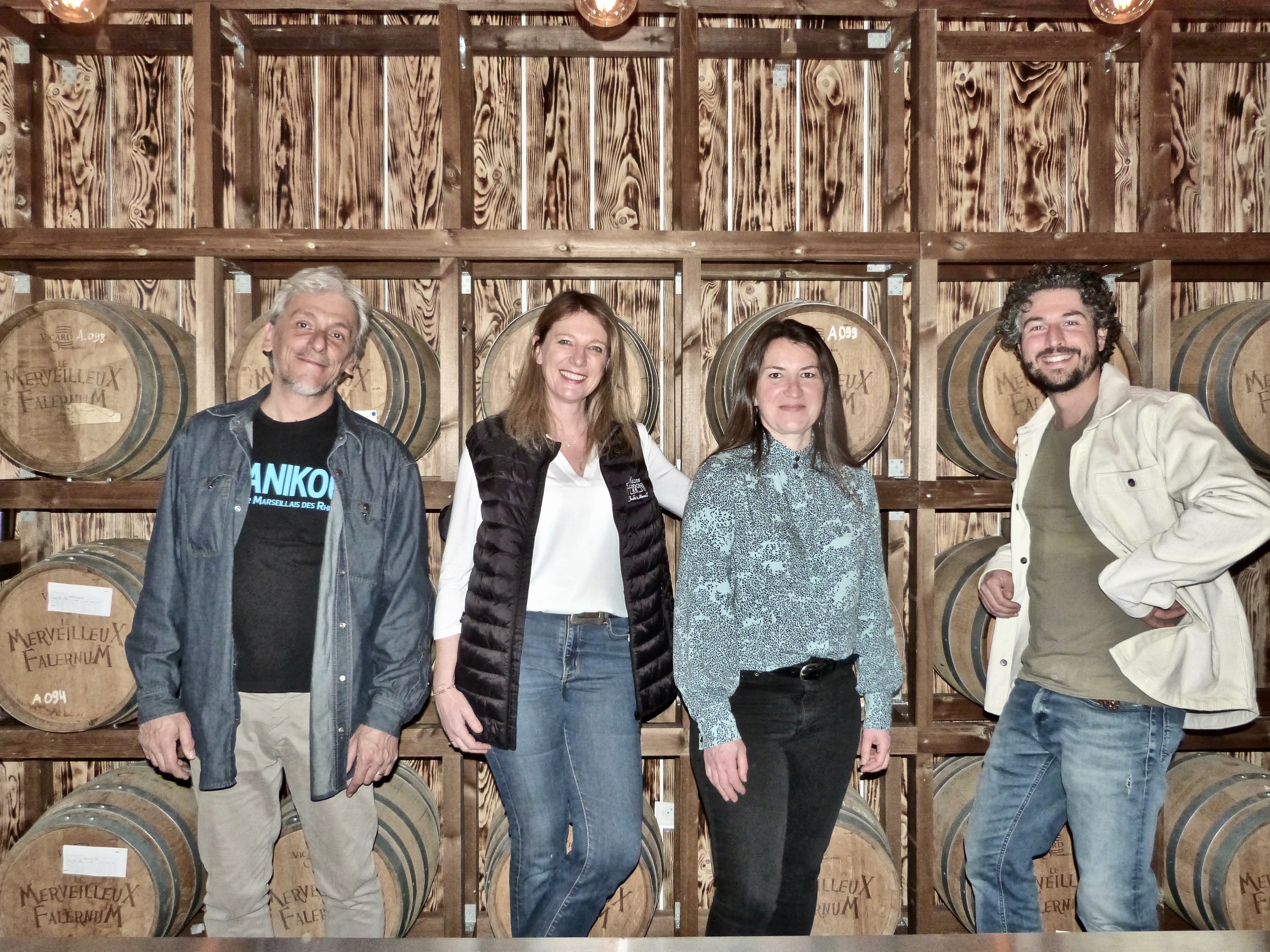 De g à dr :  Rémi Anglès, Nathalie Binachon, Maristella Vasserot et Hugo Randazzo©MOH