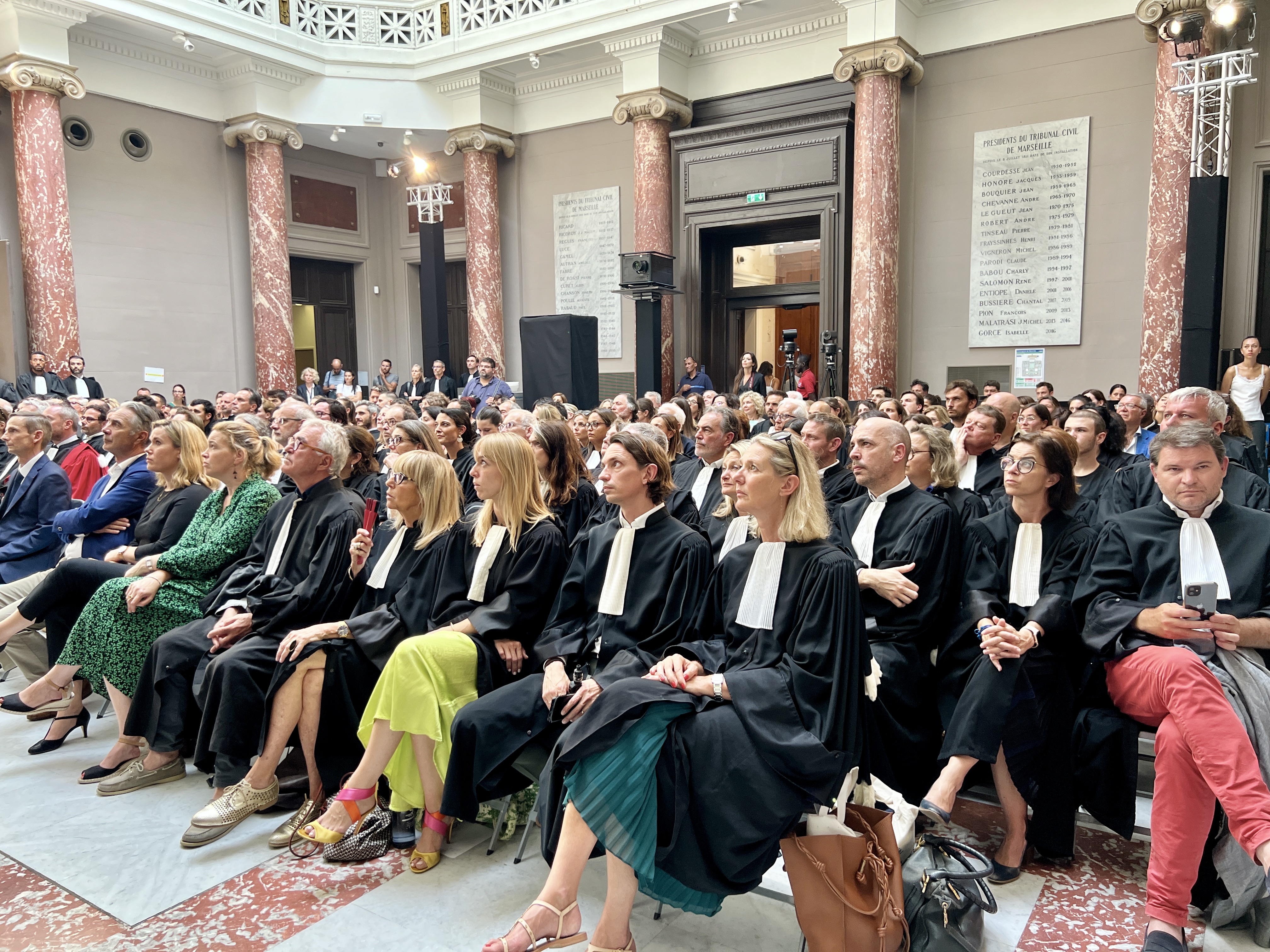 Retour au Palais Monthyon pour la rentrée solennelle du barreau de Marseille. ©NBC Retour au Palais Monthyon pour la rentrée solennelle du barreau de Marseille. ©NBC