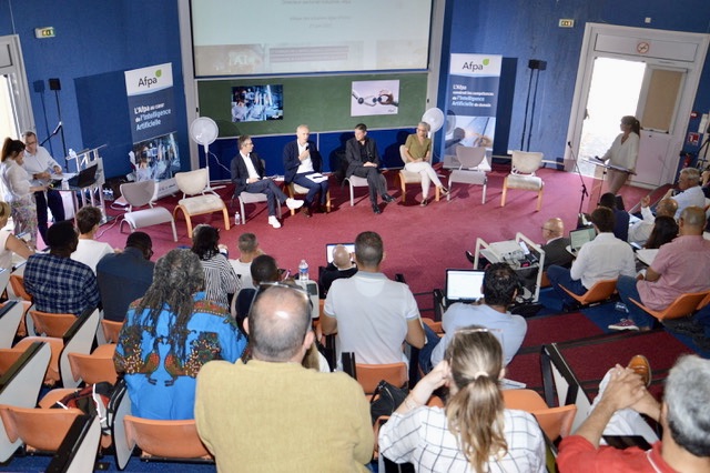 Le 27 juin au village AFPA d’Istres s’est tenu un forum sur l’IA. ©NBC