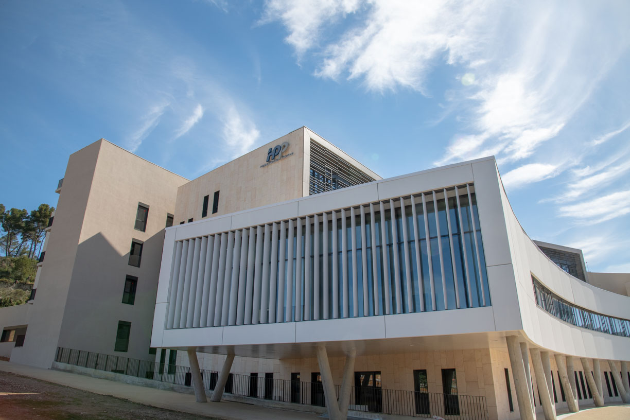 L'hôpital Privé de Provence dans le quartier de Pont-de-l'Arc à Aix-en-Provence©DR