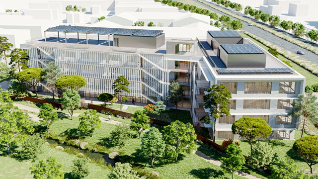 25 M€ seront engagés dans la construction d’un smartbuilding comprenant plus de 6 000 m2 de bureaux voués à l’innovation digitale.  ©DR