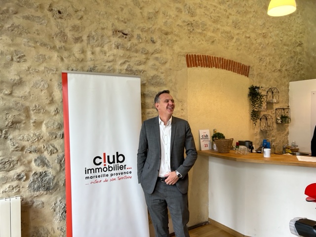 Jérôme Dentz, l'un des présidents du Club Immobilier Marseille Provence