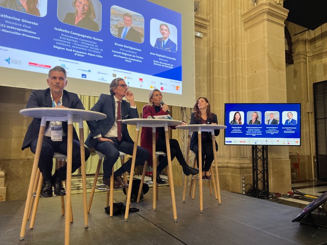 Les cessionnaires d’entreprises et les candidats potentiels au rachat se sont réunis le 22 novembre 2022 à l’occasion du Business Transfer Forum au Palais de la Bourse à Marseille. ©NBC