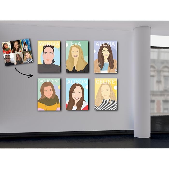 Happy Funky Family propose aux entreprises de valoriser les collaborateurs avec des tableaux d'artistes. Happy Funky Family propose aux entreprises de valoriser les collaborateurs avec des tableaux d'artistes.