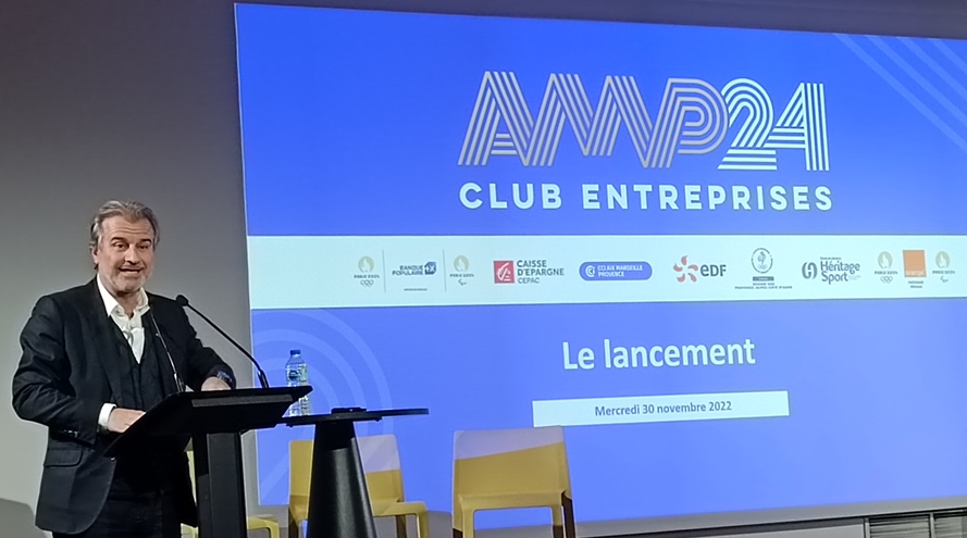 Jean-Luc Chauvin veut que les entreprises s'associent aux JO 2024 pour mieux bénéficier des retombées économiques (photo: F.Dubessy)
