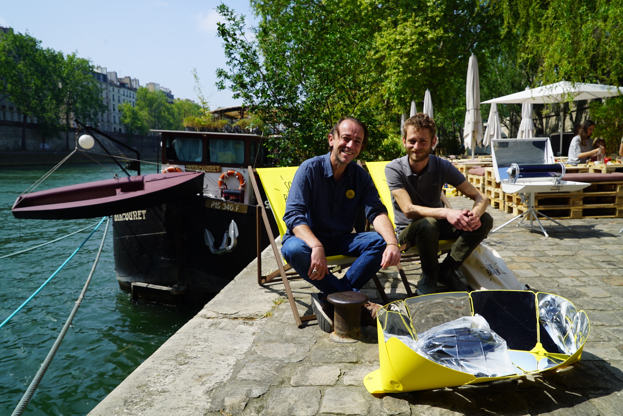 Gilles Gallo et Gatien Brault dirigeants de Solar Brother
