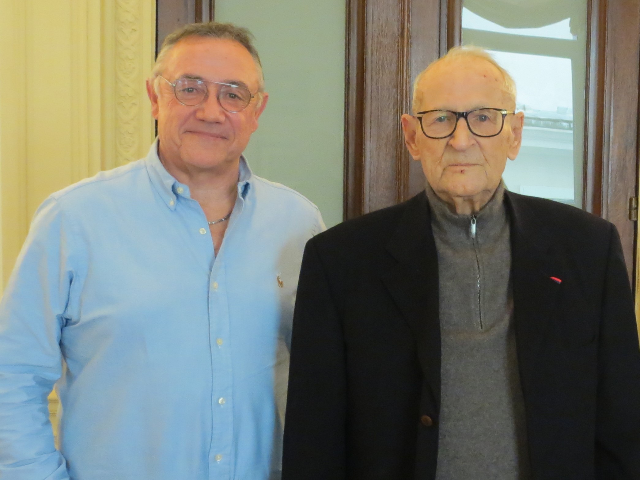 Jean-Yves Astouin, à gauche, avec Jean-Raymond Menotti, président depuis près de 24 ans. (photo JC Barla)