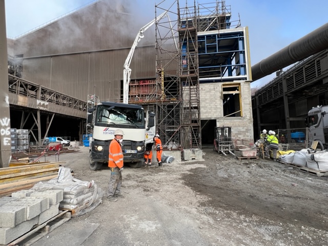 Le chantier de construction du four à poche a débuté. Sa mise en service est prévue entre janvier et mars 2024 pour un investissement de 73 M€. ©NBC Le chantier de construction du four à poche a débuté. Sa mise en service est prévue entre janvier et mars 2024 pour un investissement de 73 M€. ©NBC