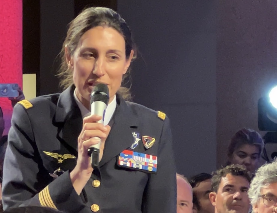 Anne-Laure Michel, commandant de la Base aérienne d’Istres (BAN 125). ©NBC