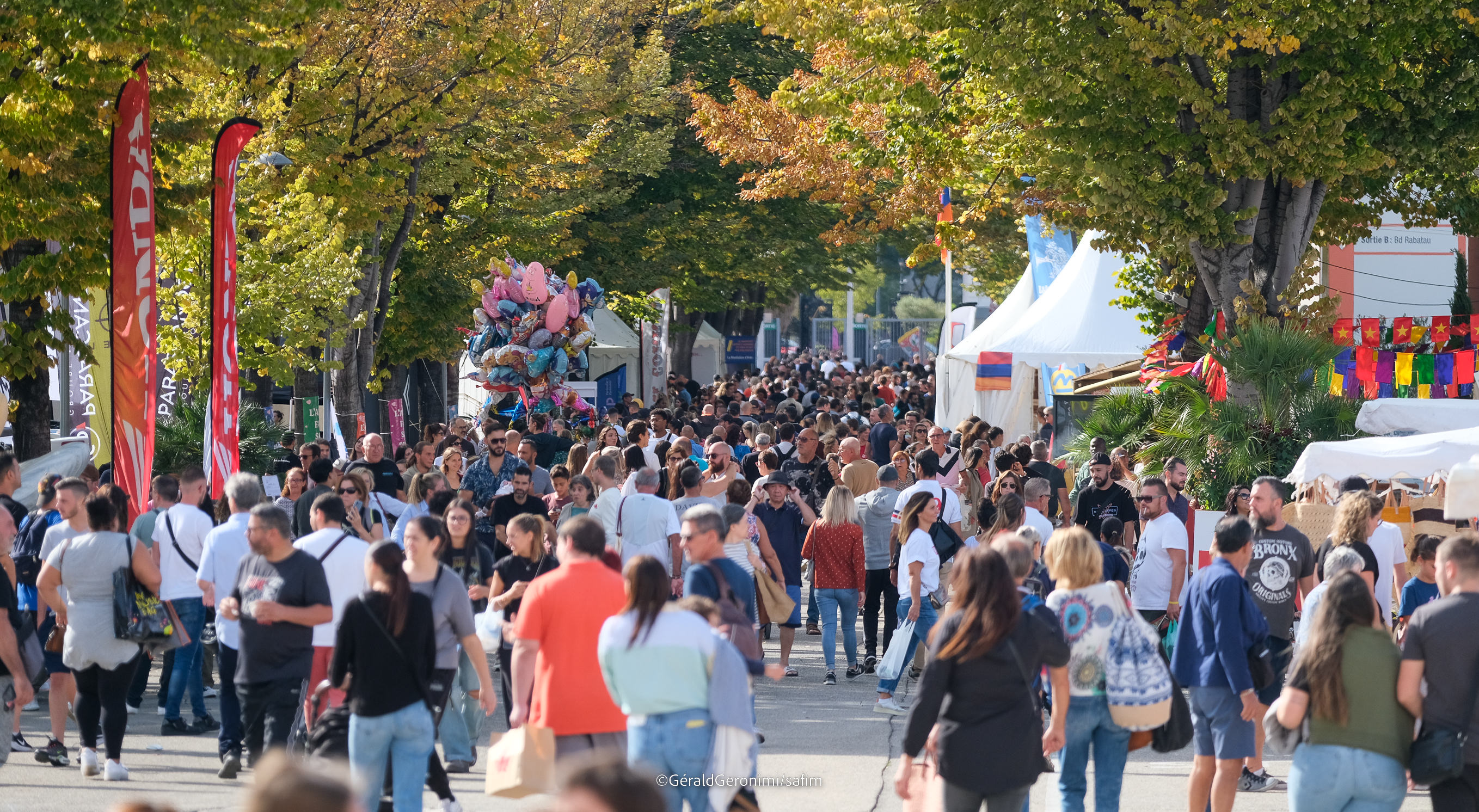 Pendant l’édition 2022 de la Foire internationale de Marseille. © G. Geronimi Pendant l’édition 2022 de la Foire internationale de Marseille. © G. Geronimi