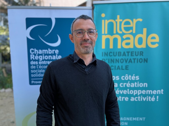 Cédric Hamon, administrateur de la Chambre régionale de l’Économie sociale et solidaire en Provence-Alpes-Côte d’Azur et directeur d’Inter Made. ©N.B.C