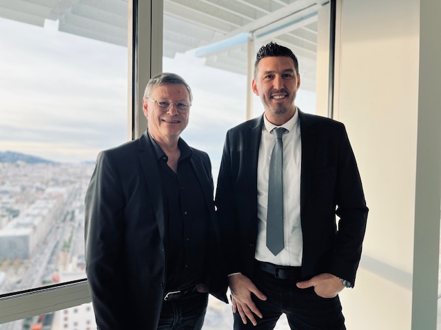 Philippe Renaudi président de la Chambre de commerce et d’industrie de la région Provence-Alpes-Côte d’Azur et Frédéric Cavallino, président de la CCI des Hautes-Alpes. ©NBC Philippe Renaudi président de la Chambre de commerce et d’industrie de la région Provence-Alpes-Côte d’Azur et Frédéric Cavallino, président de la CCI des Hautes-Alpes. ©NBC