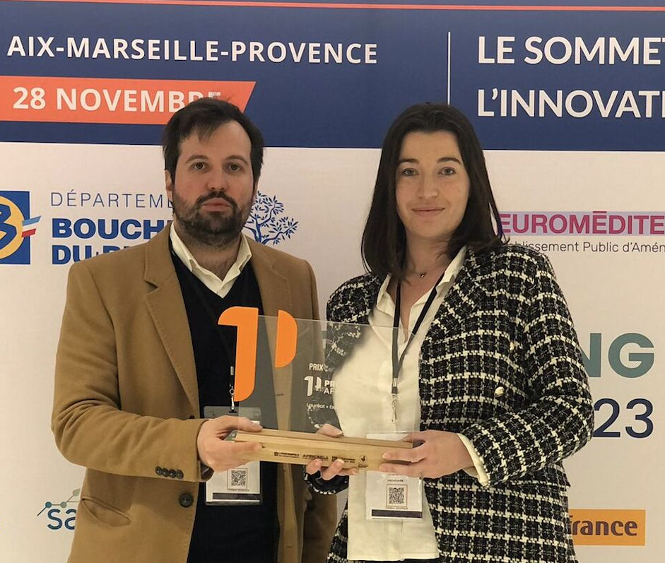 Clément Rivalin et Sophie Blervaque, cofondateurs, ont été récompensés d'un prix "export" sur la dernière édition d'Emerging Valley.