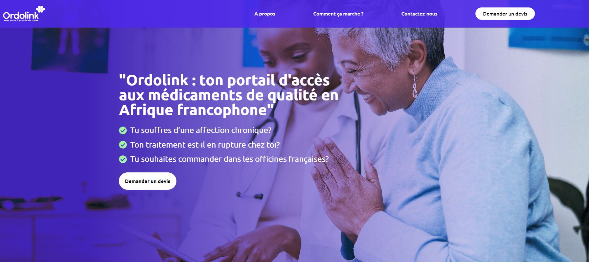 La plateforme Ordolink est opérationnelle depuis quelques semaines.