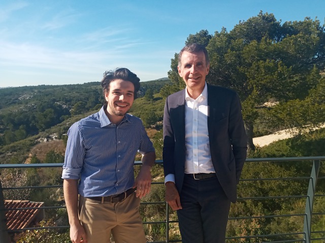 Christian Bardin fondateur de Yoca a pour mentor Antoine Metzger, président de NGE. ©NGE