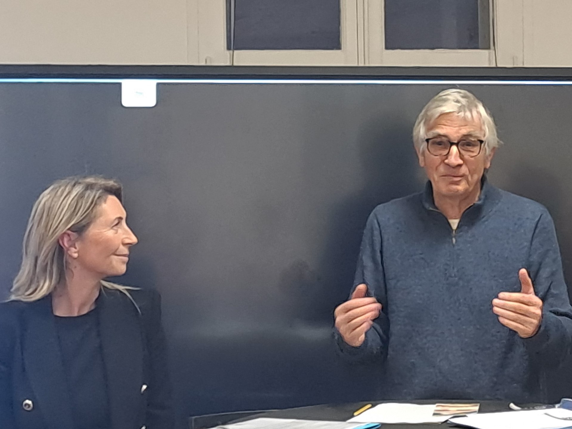 Isabelle Campagnola-Savon (Région Sud) et Gilles Marcel (FNE) - (Photo JC Barla)