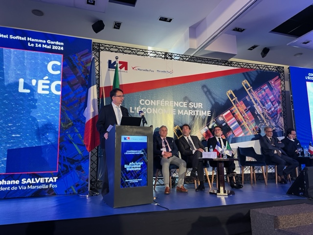 Stéphane Salvetat, président de  Via Marseille Fos. ©NBC