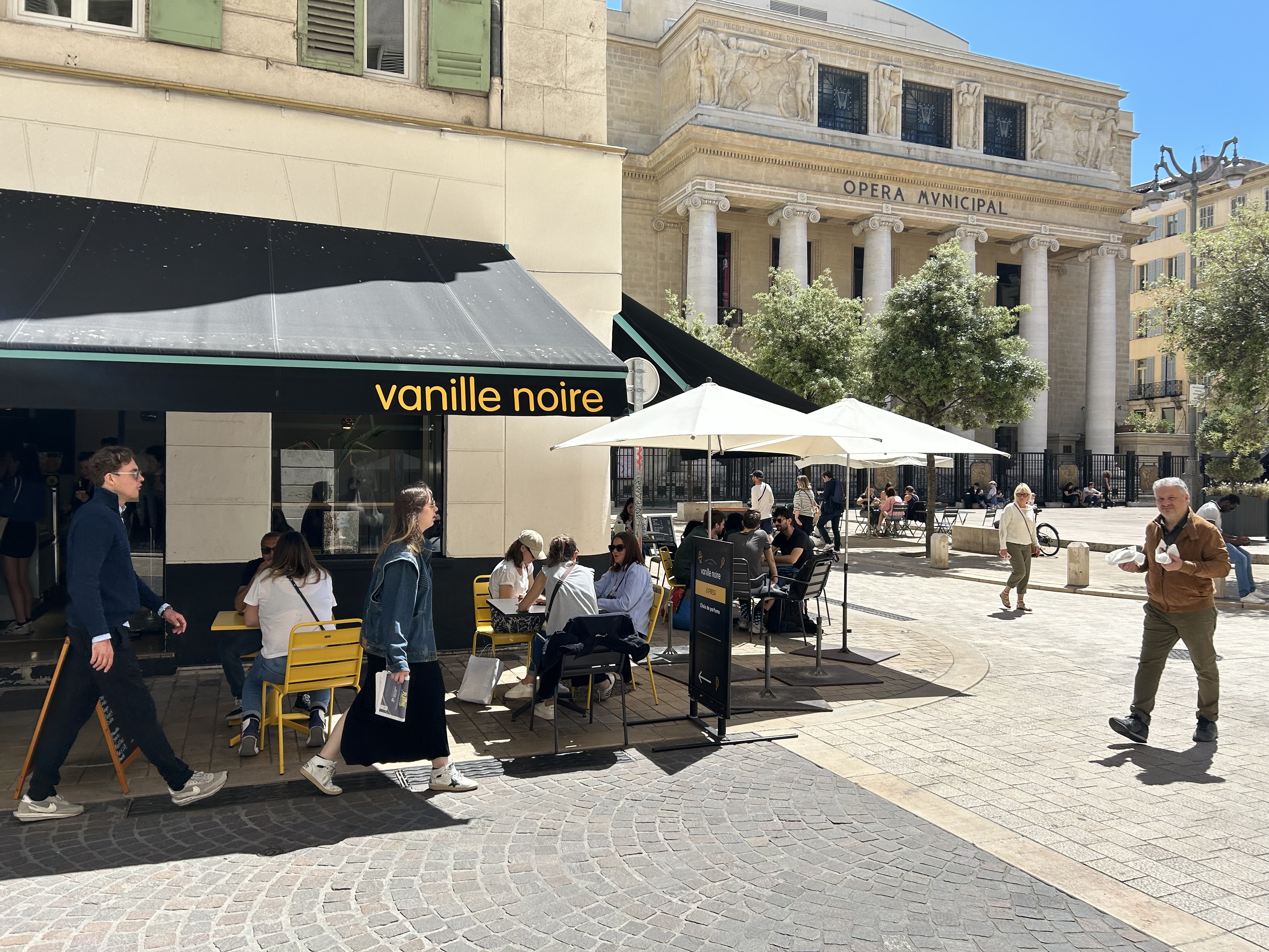 La nouvelle boutique, place de l'Opéra, dans le 1er arrondissement de Marseille. © Vanille Noire