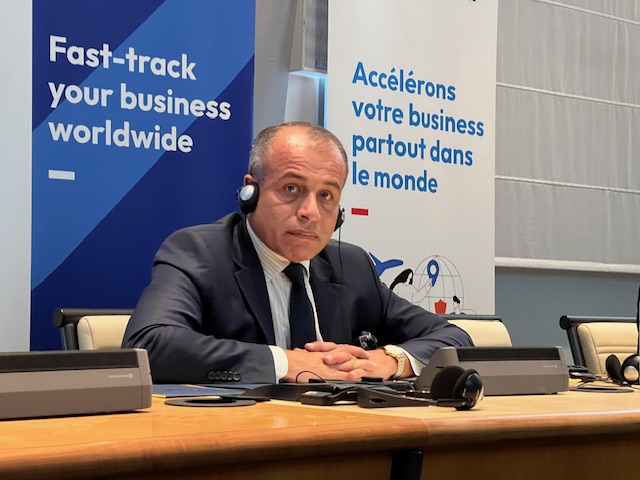 Yahya El Wahik, Bellah, directeur des investissements au ministère du commerce égyptien. ©LM Yahya El Wahik, Bellah, directeur des investissements au ministère du commerce égyptien. ©LM