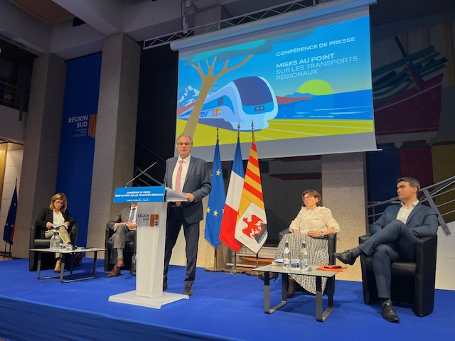 Dans le cadre de l’ouverture à la concurrence des lignes ferroviaires régionales, les taux de ponctualité des trains devront être respectés, affirme Renaud Muselier. ©LM