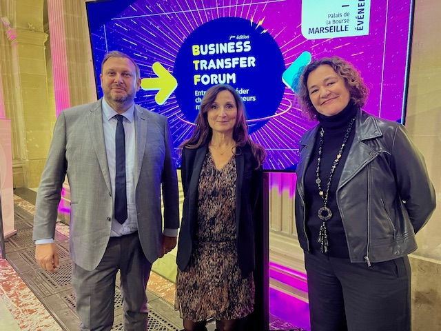 Nicolas Ferrand, président du Conseil régional de l'Ordre des experts-comptables Paca, Catherine Gineste, élue à la CCI AMP et Marie-Dominique Poinso-Pourtal, bâtonnier au Barreau de Marseille. © LM