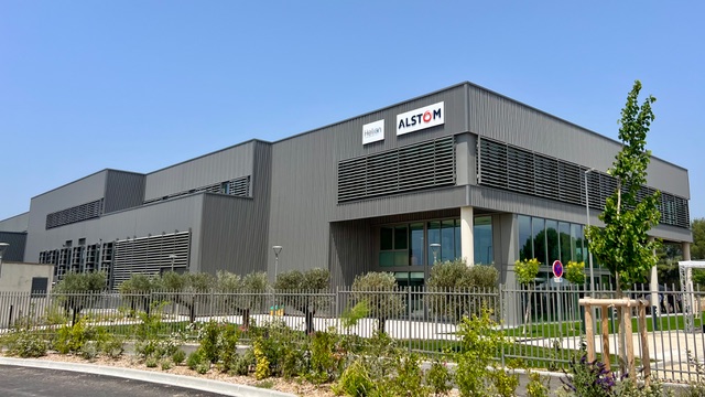 Trois activités d'Alstom regroupées sur ce bâtiment Delta à Aix. ©NBC