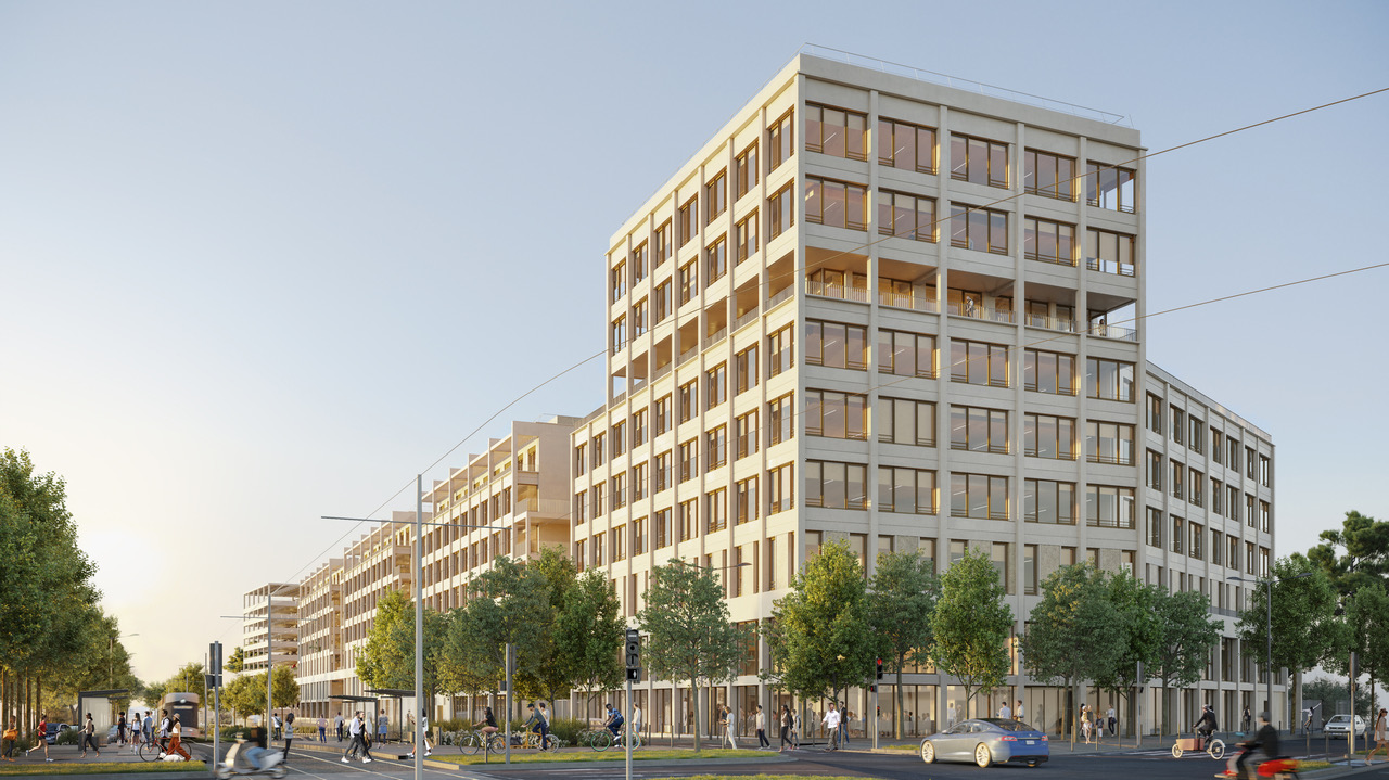 Le Mistral, futur siège de la DIPDE d'EDF dans les quartiers sud © K&B