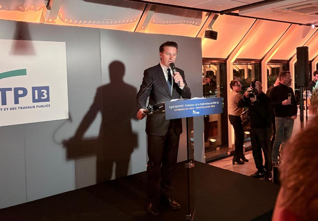 Cyril Sauvat, président de la fédération du BTP 13 (photo Jacques Poulain)