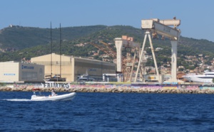 La Ciotat Shipyards colore de vert son horizon