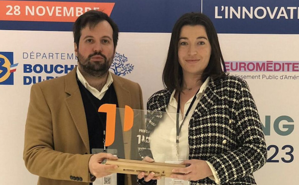 Clément Rivalin et Sophie Blervaque, cofondateurs, ont été récompensés d'un prix "export" sur la dernière édition d'Emerging Valley. 