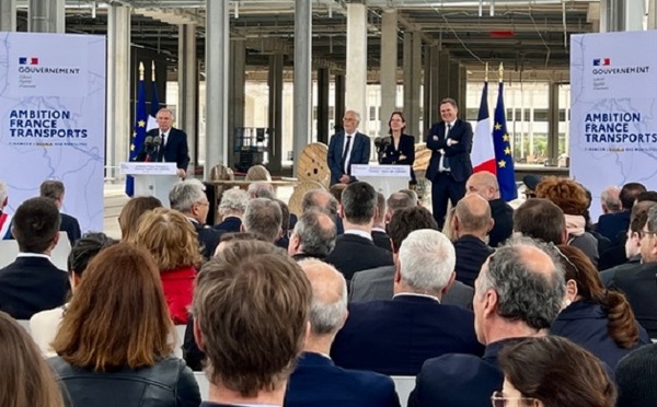 Lancement d'Ambition France Transports au Pole d'échanges de Sainte-Marguertite à Marseille le 5 mai 2025. ©NBC