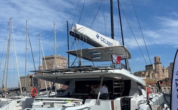 L'un des 16 catamarans de la flotte de Catlante Catamarans. © FB