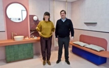 La designeuse Margaux Keller signe les panneaux Décofast de l’entreprise Lazer
