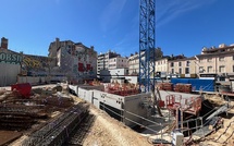 Près du marché du Soleil, du Toyoko Inn et de la Gare Saint-Charles, le campus OMNES Education sort de terre. ©NBC